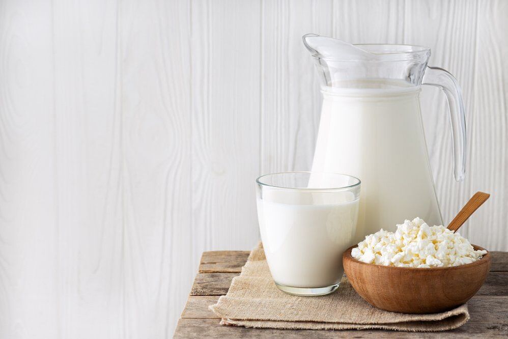 các sản phẩm từ sữa trong chế độ ăn kiêng protein