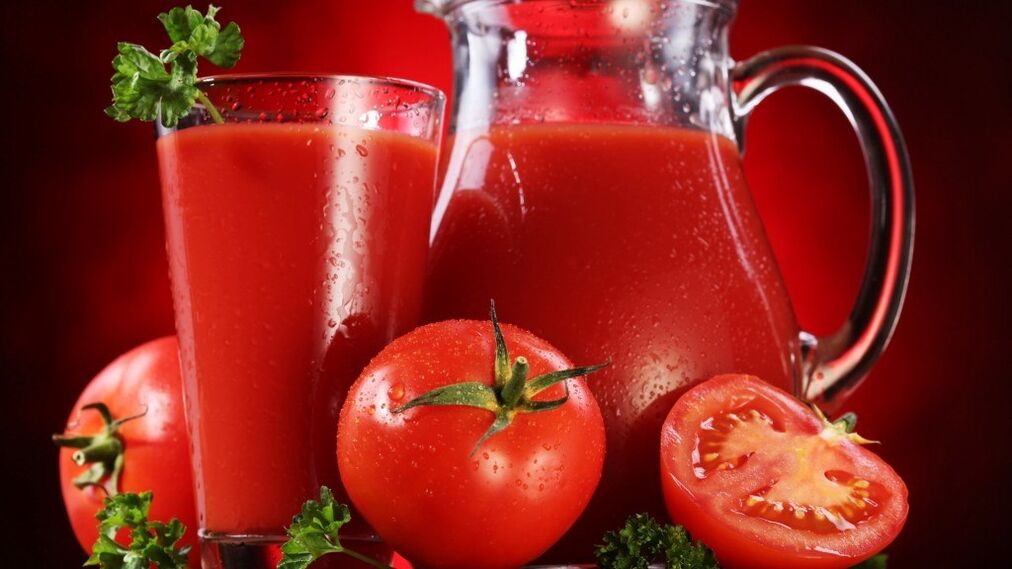 Đối với bệnh viêm tụy không trầm trọng, nước ép cà chua tươi rất hữu ích